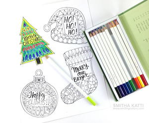 Christmas gift tags free printable personalized coloring Christmas gift tags free printable personalized coloring
